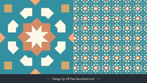 floor tiles pattern template symmetric geometry repeating decor