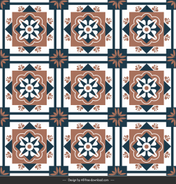 flooring tile pattern templates repeating symmetric shapes
