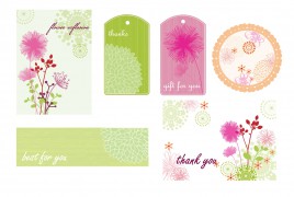 Floral Frames Tags and Cards