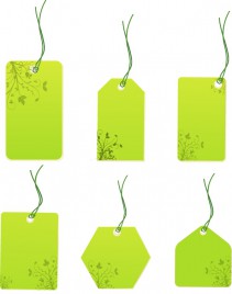 Floral price tags