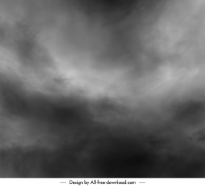 fog cloudy sky brushes backdrop dark classic design
