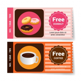 free coffee and donut banner