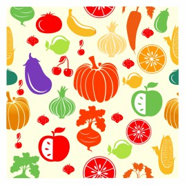 Fruit and Vegetable Pattern