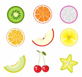 Fruits Icon Set