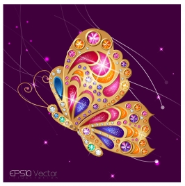 gem butterfly design