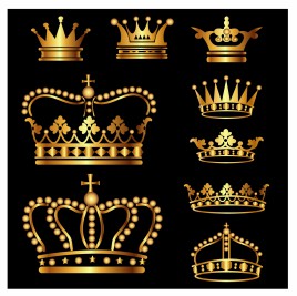 Gold Crown Set