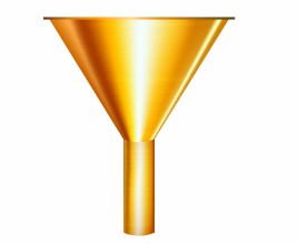 gold funnel