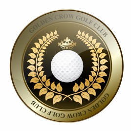 Golden Crown Golf Club Shield