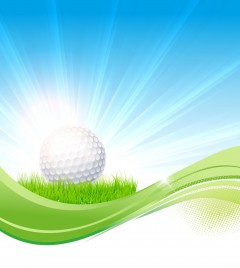 Golf flow background