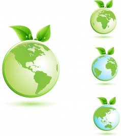 Green earth illustration