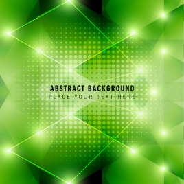 green geometry modern abstract background