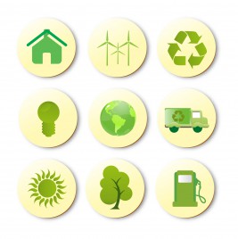 Green icon set