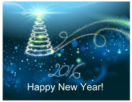 happy new year and merry christmas 2016 background