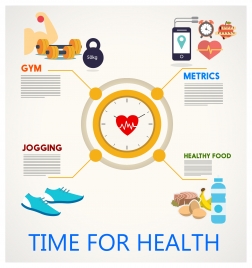 health concepts design with infographic illustration
