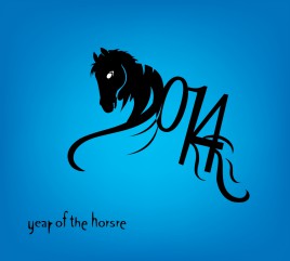 Horse 2014 year chinese symbol