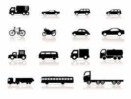 Icon set, Vehicles