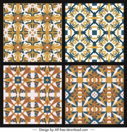 illusive pattern templates classical repeating symmetric seamless decor