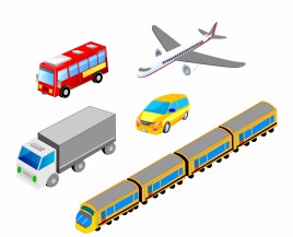 Isometric Transport Icons