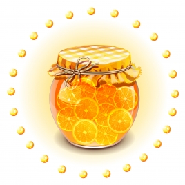 jar of orange juice