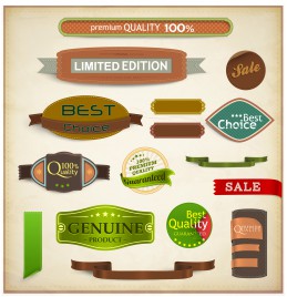 label and banner collections