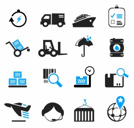 Logistics and Shipping Icons