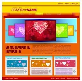 love website templates