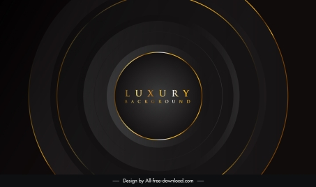 luxury background dark golden circles motion