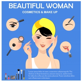 makeup woman tool