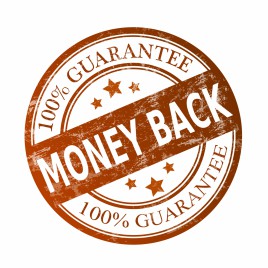 Money back guarantee - Stock Image