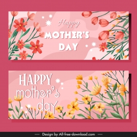 mother day card templates elegant botanical decor