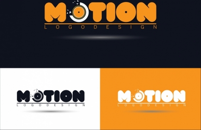 motion logo design broken circle icon