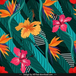 nature background colorful flora leaves decor