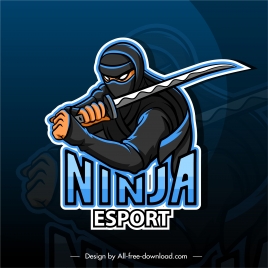 ninja background fighting gesture blurred dark design
