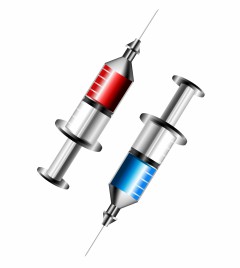Object syringe vector art
