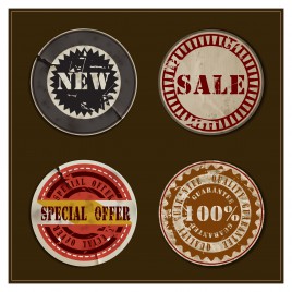 old and grunge sale badge