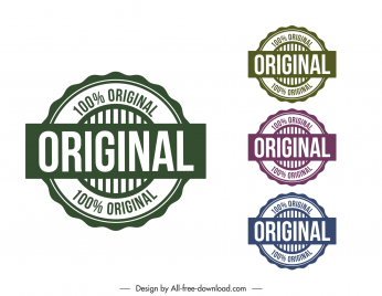 original copy stamps templates classical striped circles