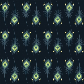 peacock feather background repeating colored design