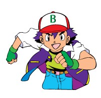 desenho animado ilustração do uma fofa pequeno azul e amarelo Pokémon  personagem. generativo ai. 28404087 Foto de stock no Vecteezy
