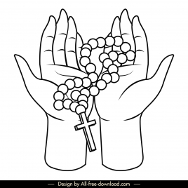 Hands with Rosary » Jef Murray Studios