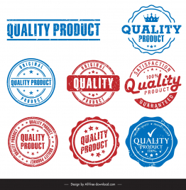 product quality stamps collection classical shapes