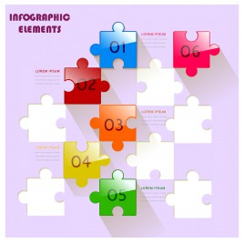 puzzle infographic design