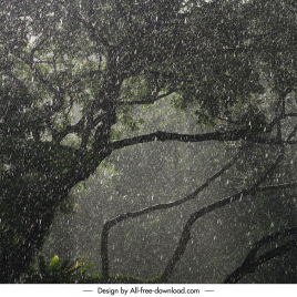 rain brushes image backdrop dynamic realistic design
