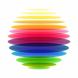 Rainbow sphere
