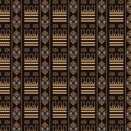 retro tribal pattern repeating style abstract dark design