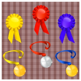 ribbon and medal set