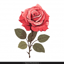 rose petal design elements elegant classic