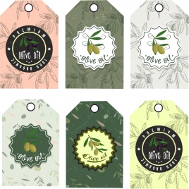 sale tags templates collection olive icon decoration