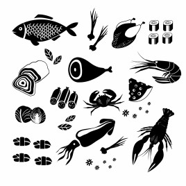 seafood icons
