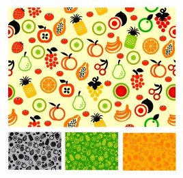 Seamless pattern fruit