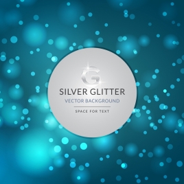 silver glitter background bokeh light decoration